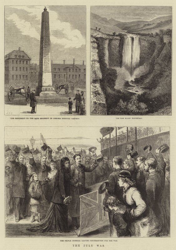 Der Zulukrieg (Stich) von English School