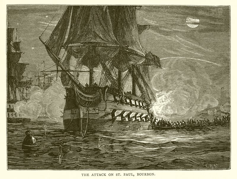 Der Angriff auf St. Paul, Bourbon von English School