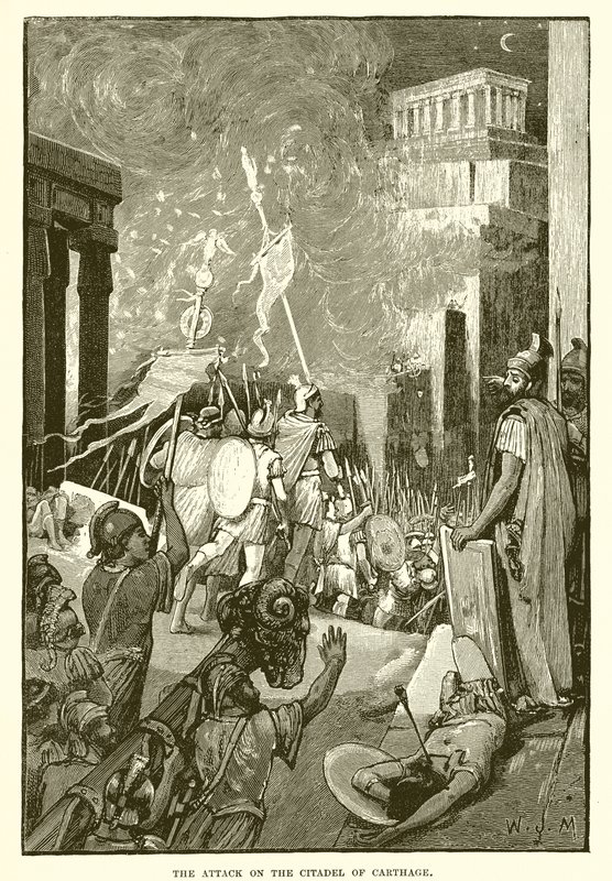 Der Angriff auf die Zitadelle von Karthago von English School