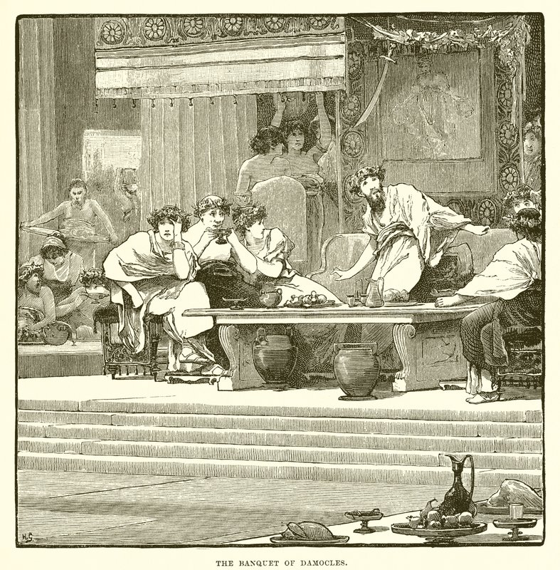 Das Bankett des Damokles von English School