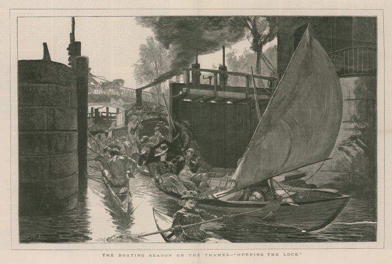 Die Bootssaison auf der Themse von English School