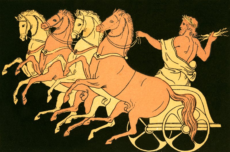Der Wagen des Zeus von English School