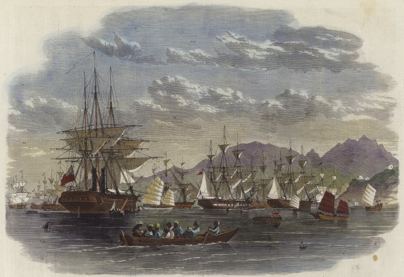 Die kombinierte Flotte in China von English School