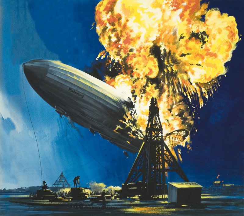 Die Zerstörung der Hindenburg von English School