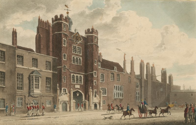 Der Eingang zum St Jamess Palace von English School