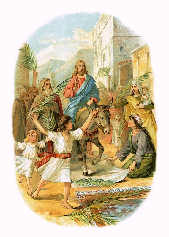 Der Einzug in Jerusalem von English School