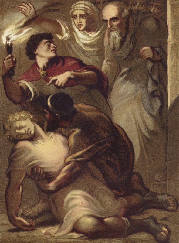 Der Sturz des Eutychus aus dem Fenster von English School