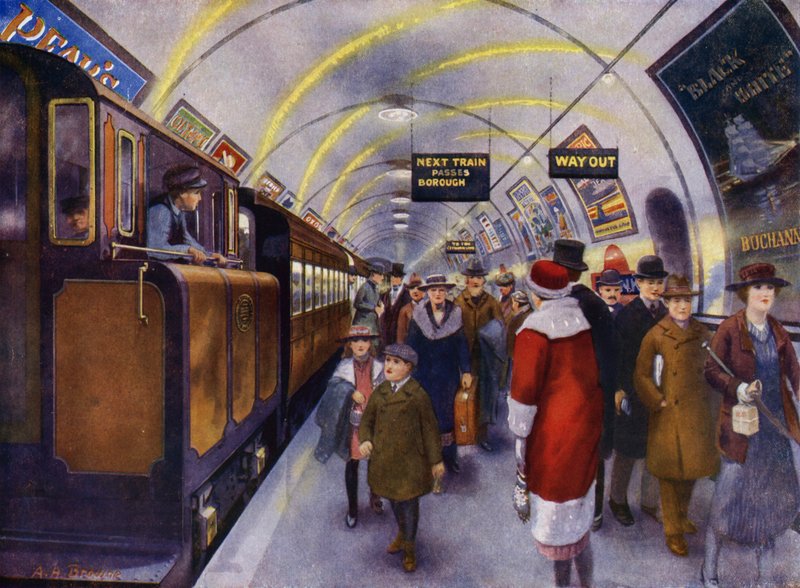 Die erste elektrische Eisenbahn in Großbritannien von English School