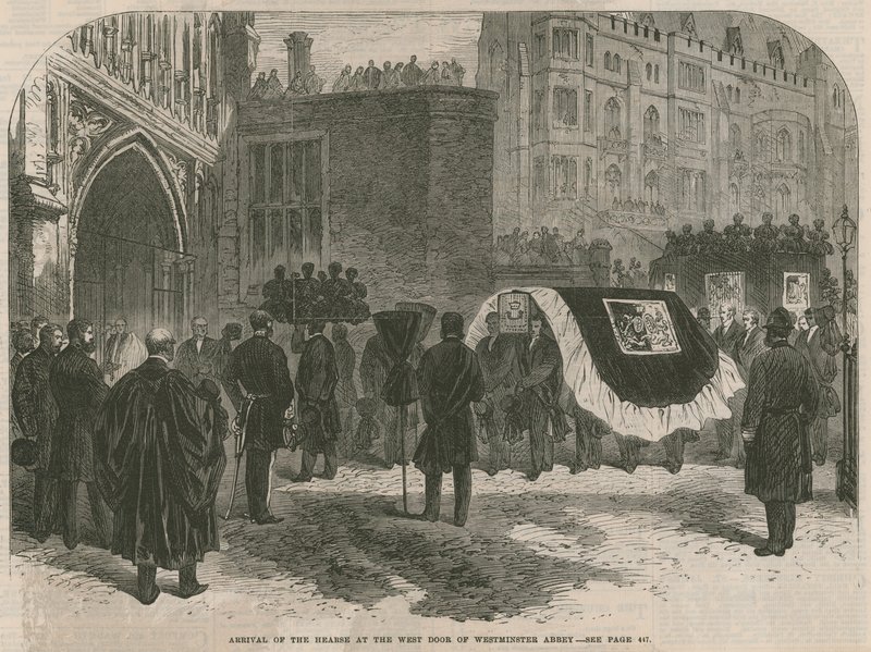 Die Beerdigung von Lord Palmerston von English School