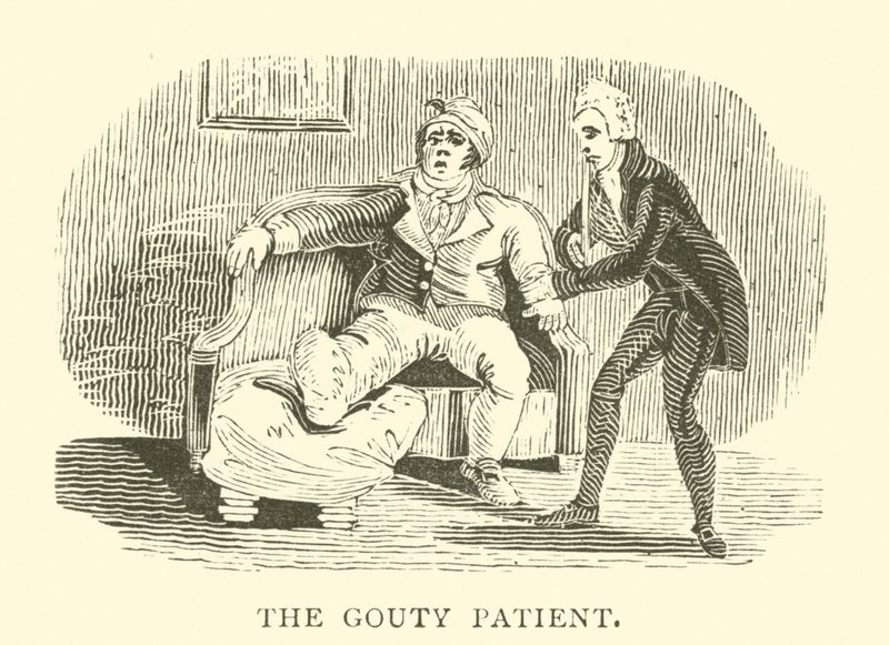 Der gichtige Patient von English School