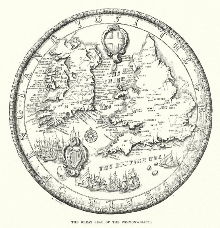 Das große Siegel des Commonwealth von English School