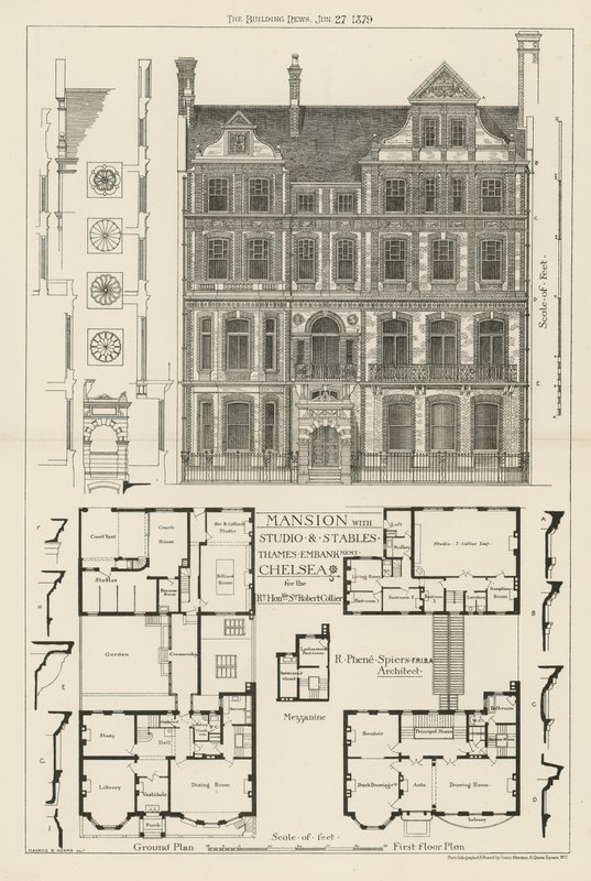 Das Haus von Sir Robert Collier von English School