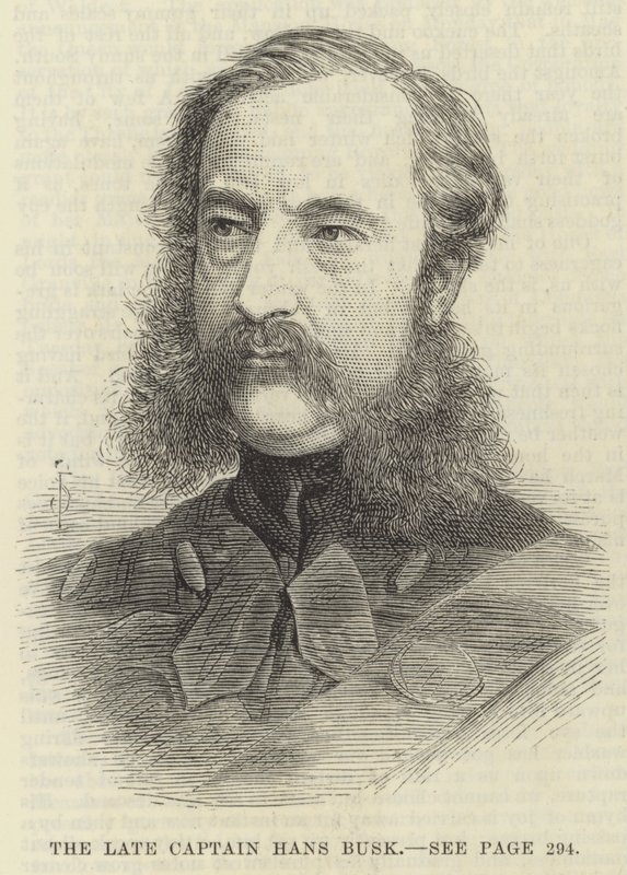 Der verstorbene Kapitän Hans Busk von English School
