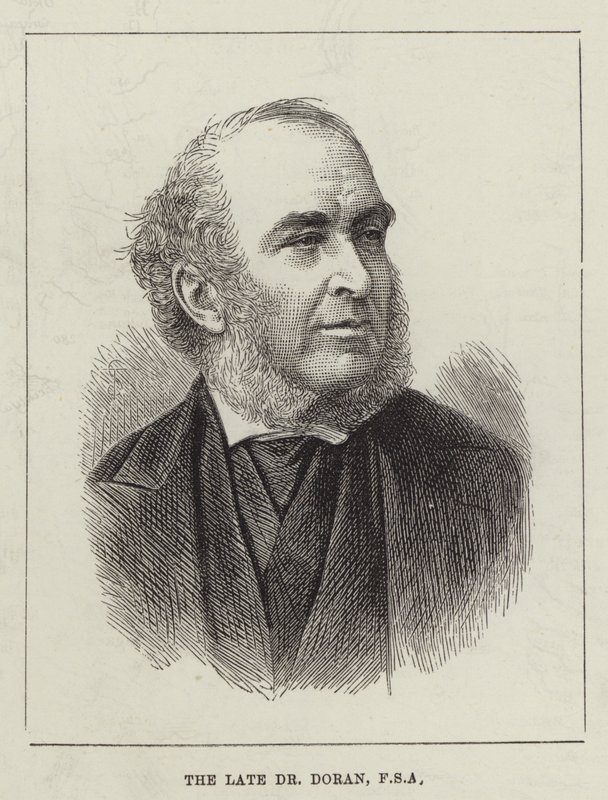 Der verstorbene Dr. Doran, FSA (Gravur) von English School