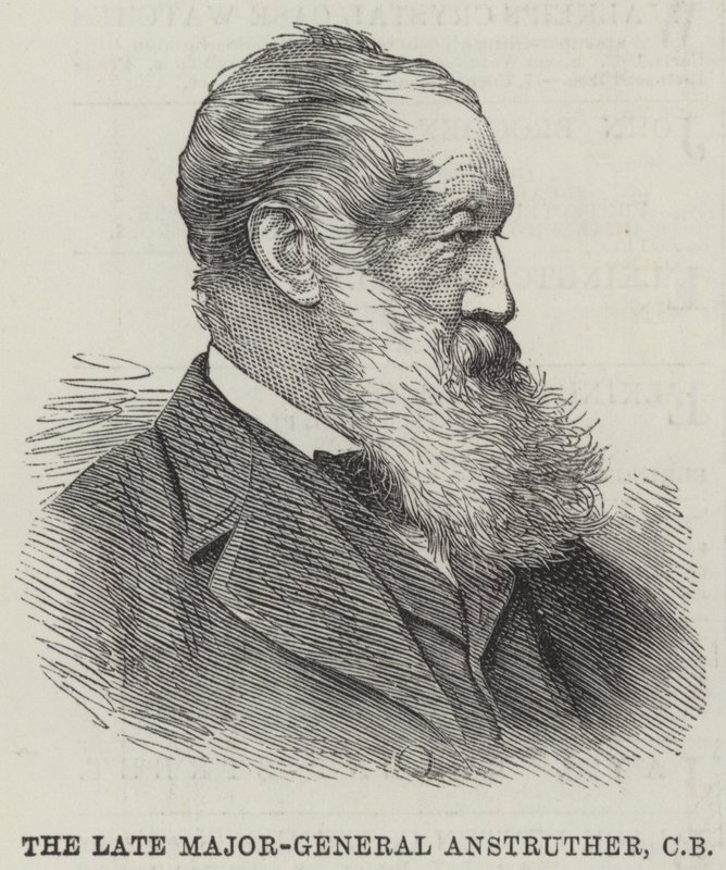 Der verstorbene Generalmajor Anstruther, CB von English School