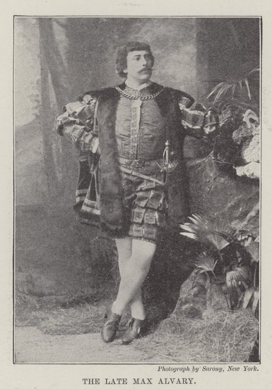 Der verstorbene Max Alvary (Gravur) von English School