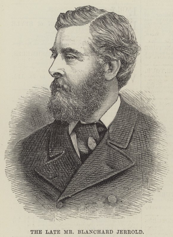 Der verstorbene Mr. Blanchard Jerrold (Stich) von English School
