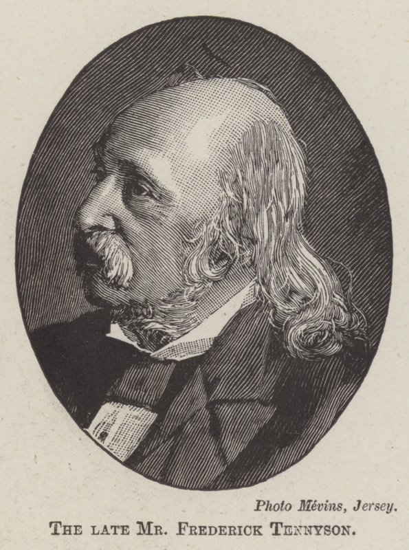 Der verstorbene Mr. Frederick Tennyson (Stich) von English School