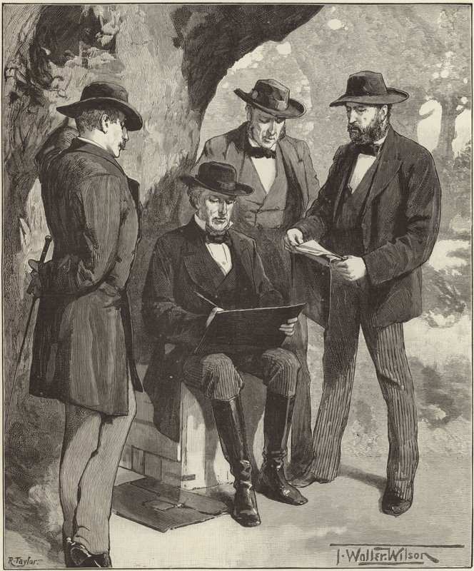 Der verstorbene Mr. Jefferson Davis von English School