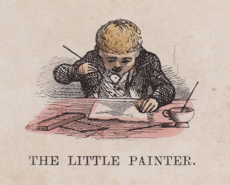 Der kleine Maler von English School