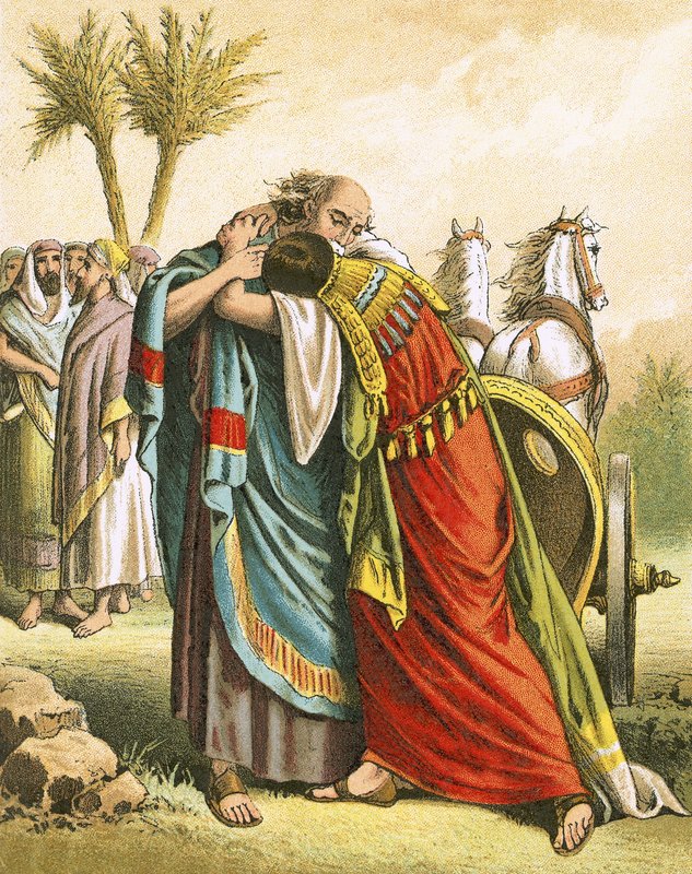 Das Treffen von Jakob und Joseph von English School