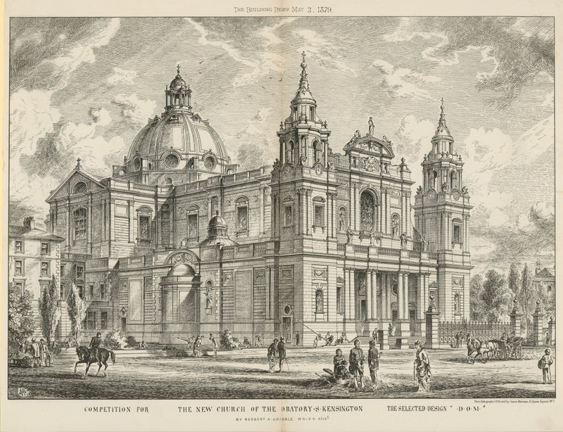 Die neue Kirche des Oratoriums von English School