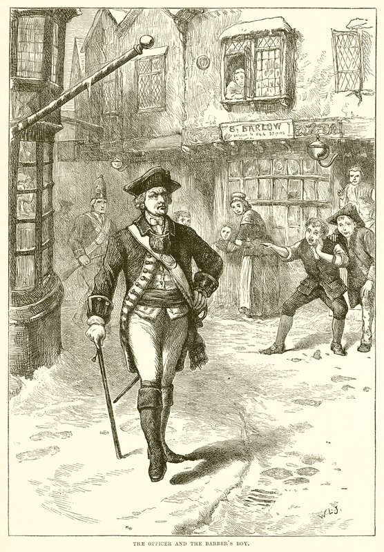 Der Offizier und der Barbierjunge von English School