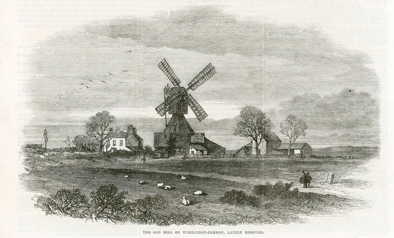 Die alte Mühle auf Wimbledon Common von English School