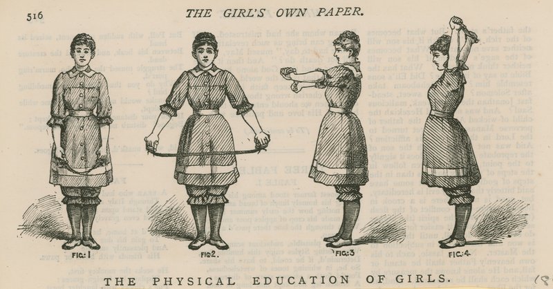 Die körperliche Erziehung von Mädchen von English School