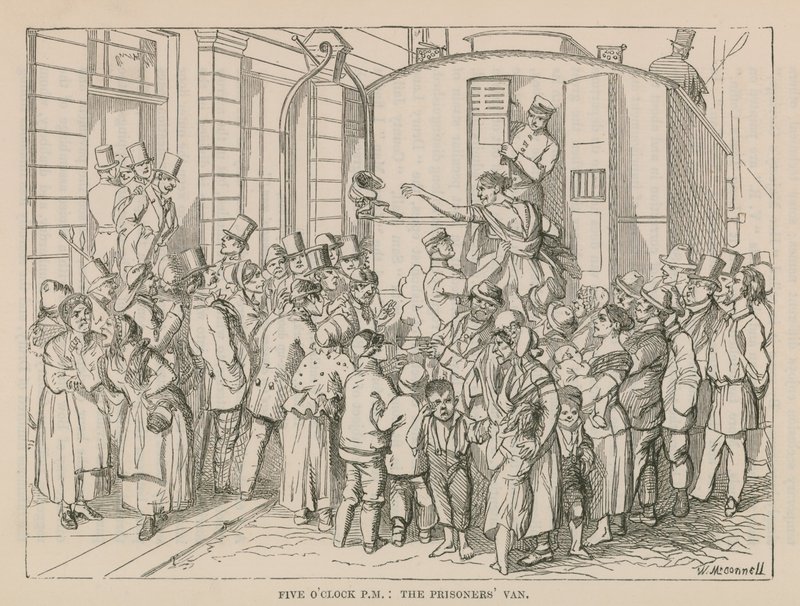 Der Gefangenentransporter von English School