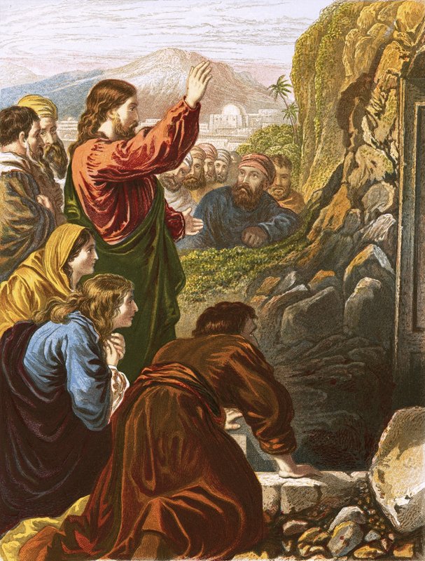 Die Auferweckung des Lazarus von English School