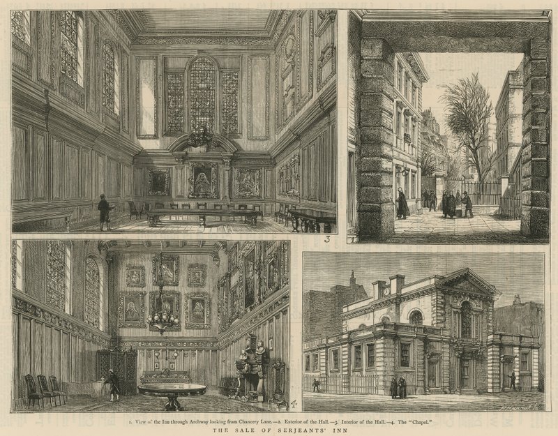 Der Verkauf von Serjeants Inn von English School