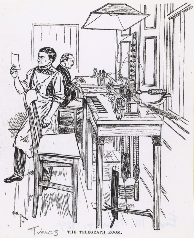 Der Telegraphenraum von English School
