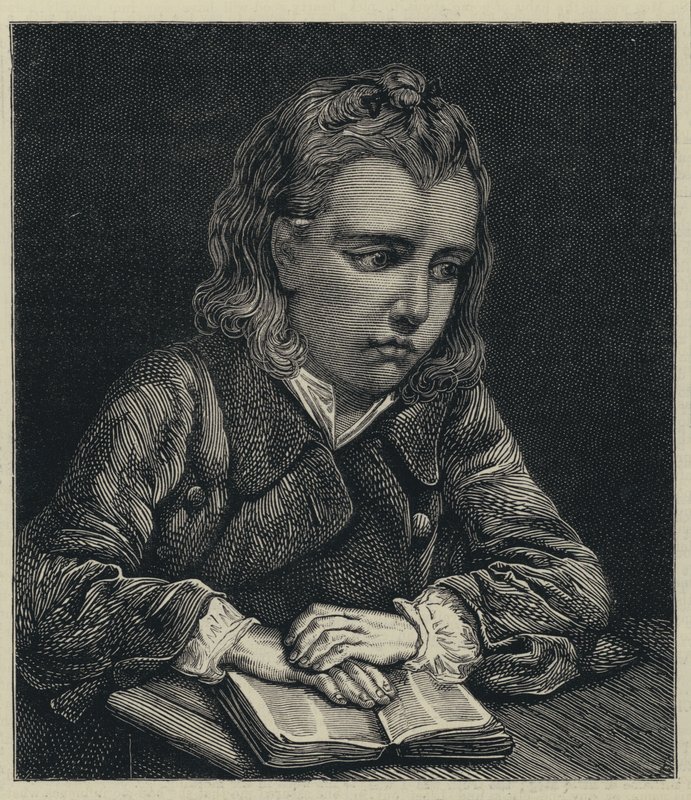 Der junge Student von English School