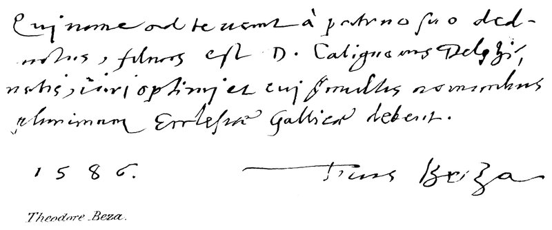 Theodore Beza von English School