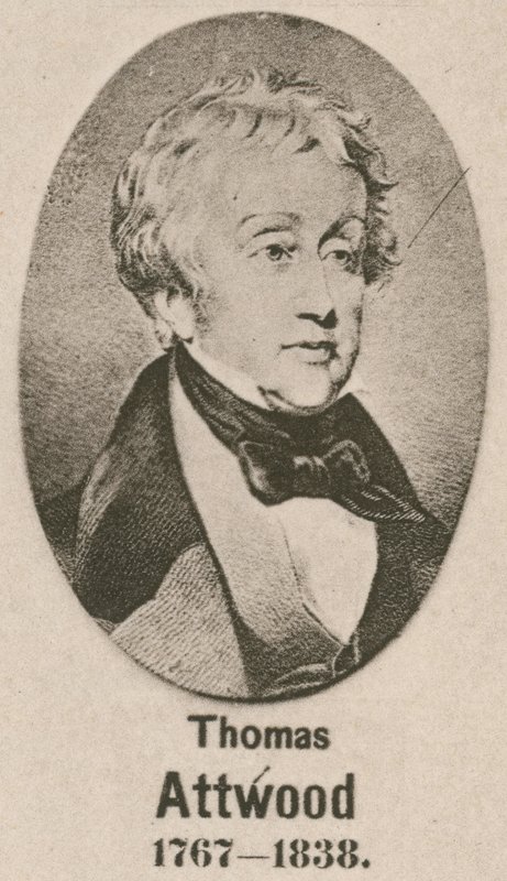 Thomas Attwood (Gravur) von English School
