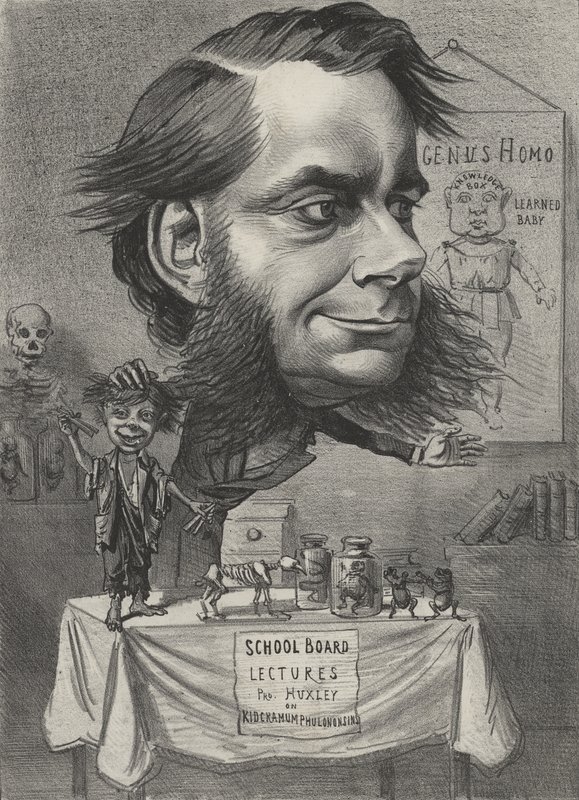 Thomas Henry Huxley, englischer Biologe von English School