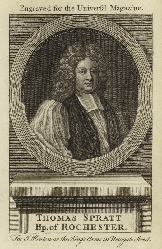 Thomas Spratt, Bischof von Rochester von English School