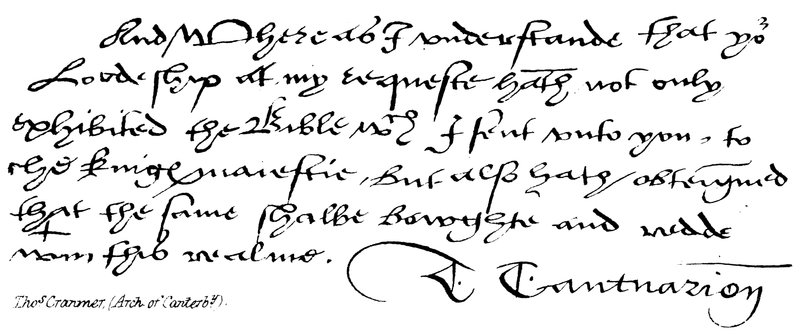Thomas Cranmer (Erzbischof von Canterbury) von English School