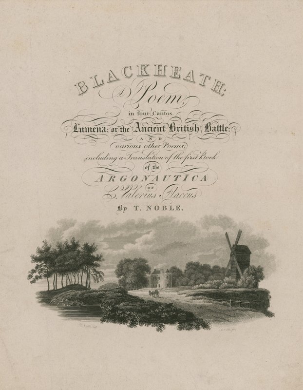 Titelseite für Blackheath von English School
