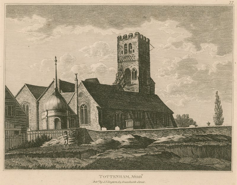 Tottenham Kirche, London von English School