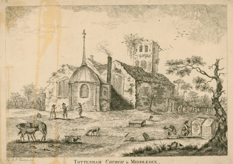 Tottenham Church, Middlesex von English School