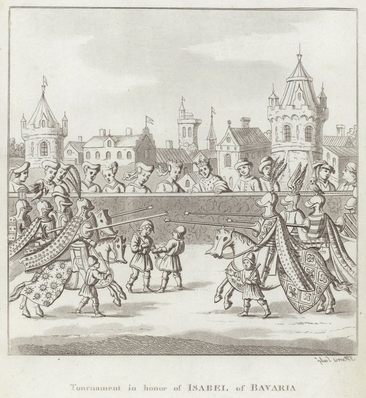 Turnier zu Ehren von Isabel von Bayern von English School