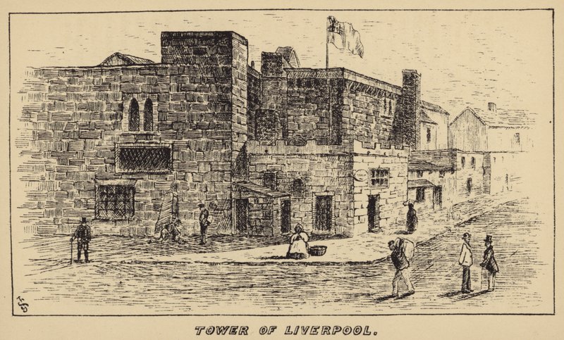 Turm von Liverpool (Gravur) von English School