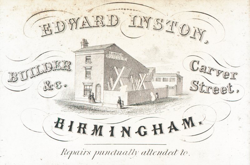 Handelskarte, Edward Inston von English School