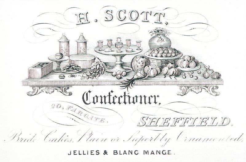 Handelskarte, H Scott von English School