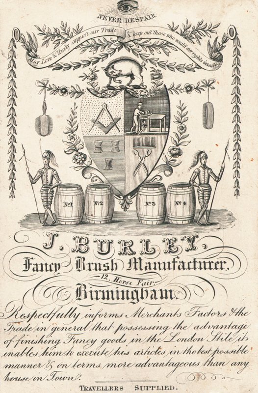 Handelskarte, J Burley von English School
