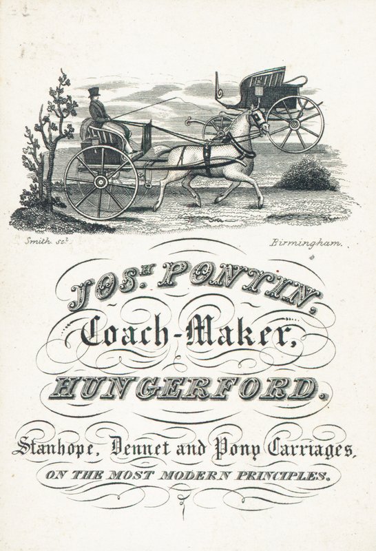 Handelskarte, Joseph Pontin von English School