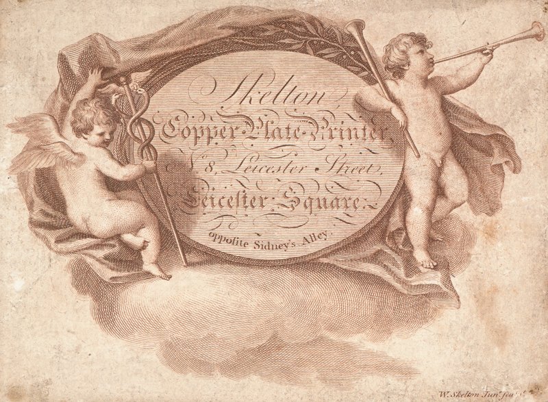 Handelskarte, Skelton von English School