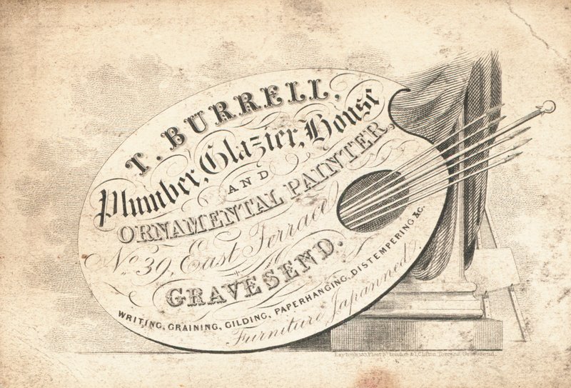 Handelskarte, T Burrell von English School